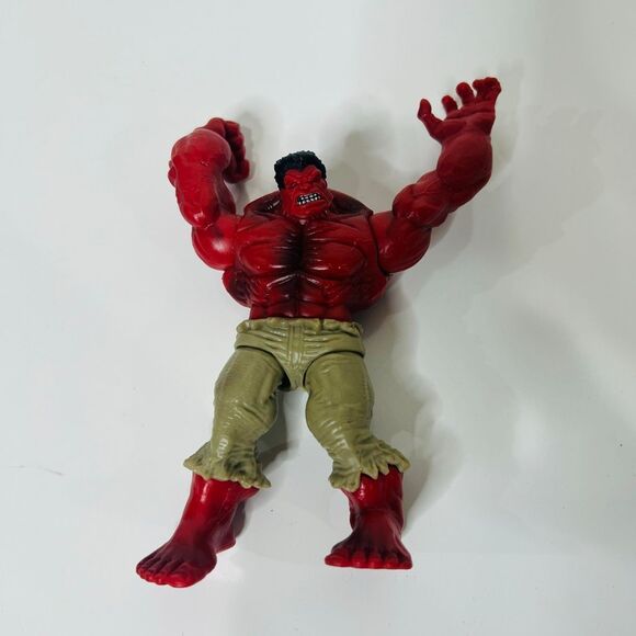 Marvel Legend The Incredible Hulk Red Hulk Figure Posable Collectible - Picture 2 of 6